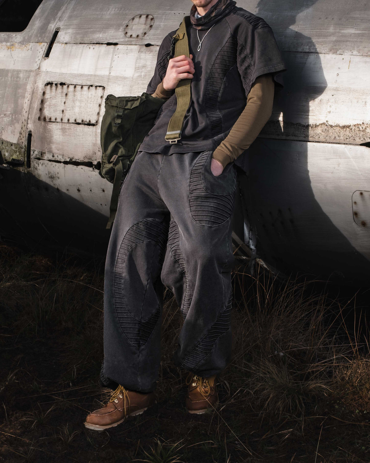 ORGANIC ARMOUR TRACKIES - CHARCOAL