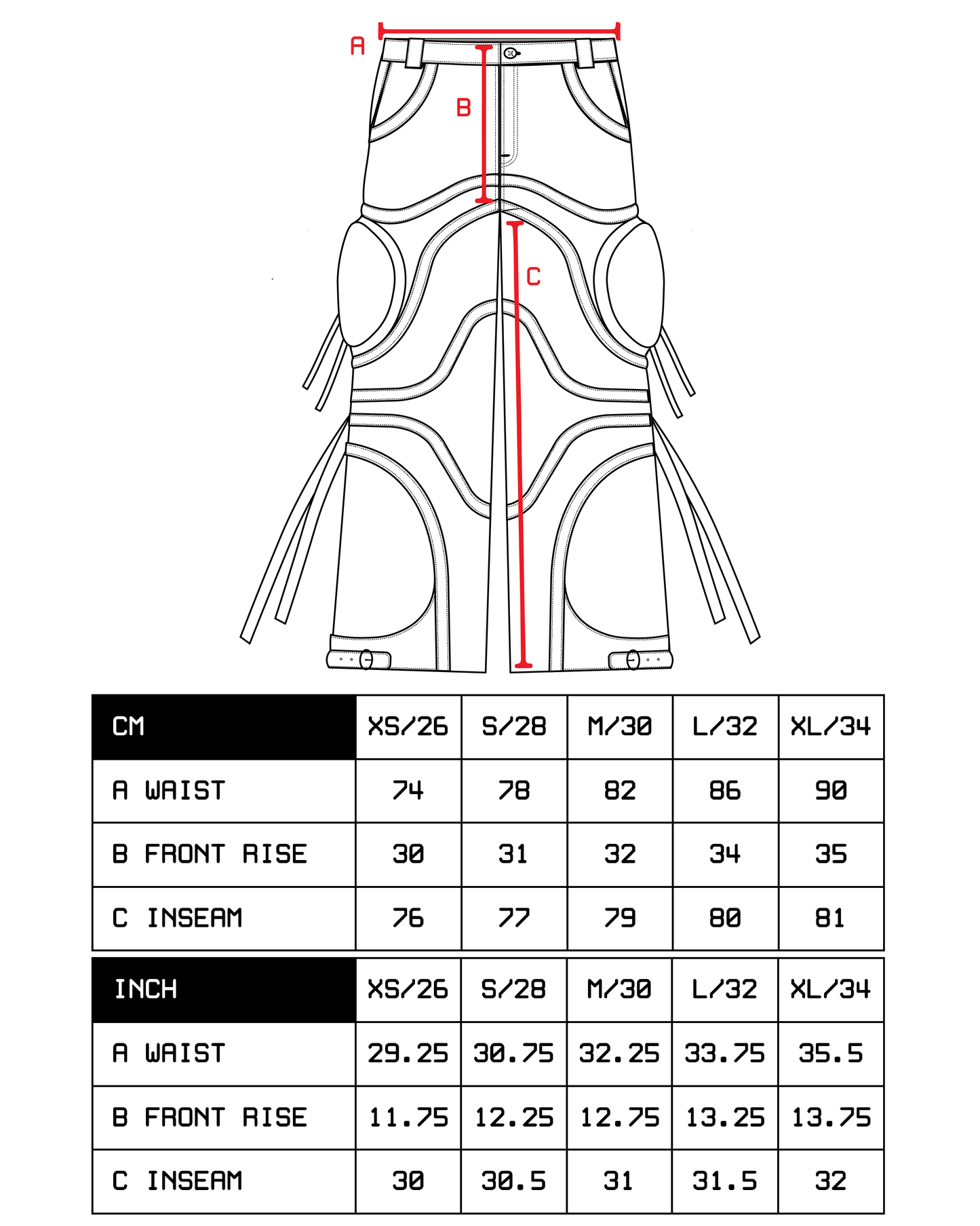 JUNGLE PANTS - BLACK