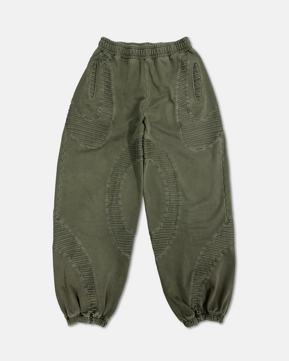 TEXTURED TRACKIES - Green