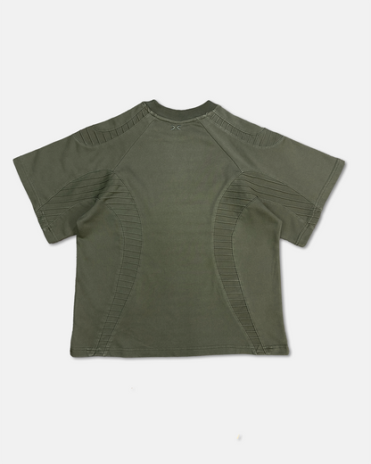 TEXTURED TEE - Green