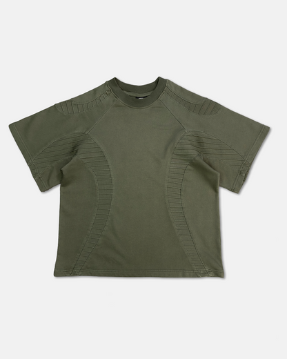 TEXTURED TEE - Green