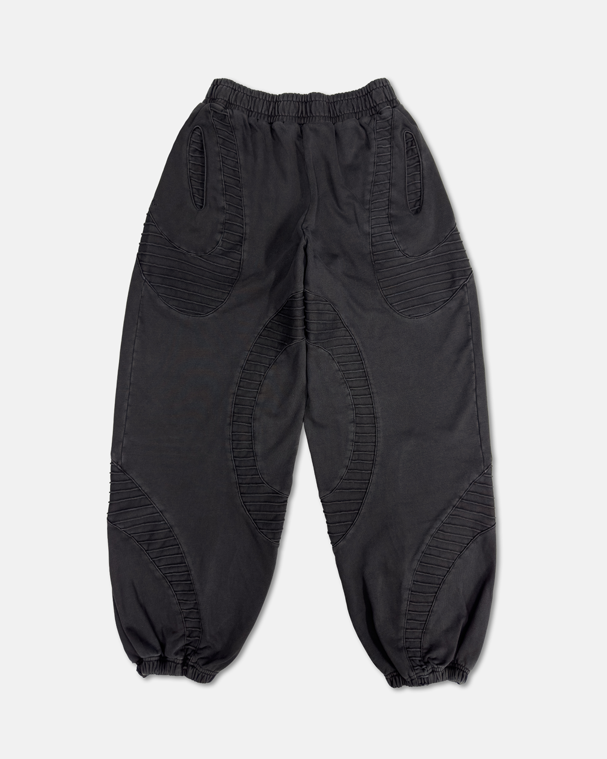 TEXTURED TRACKIES - Charcoal