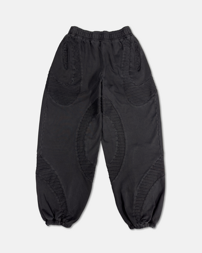 TEXTURED TRACKIES - Charcoal
