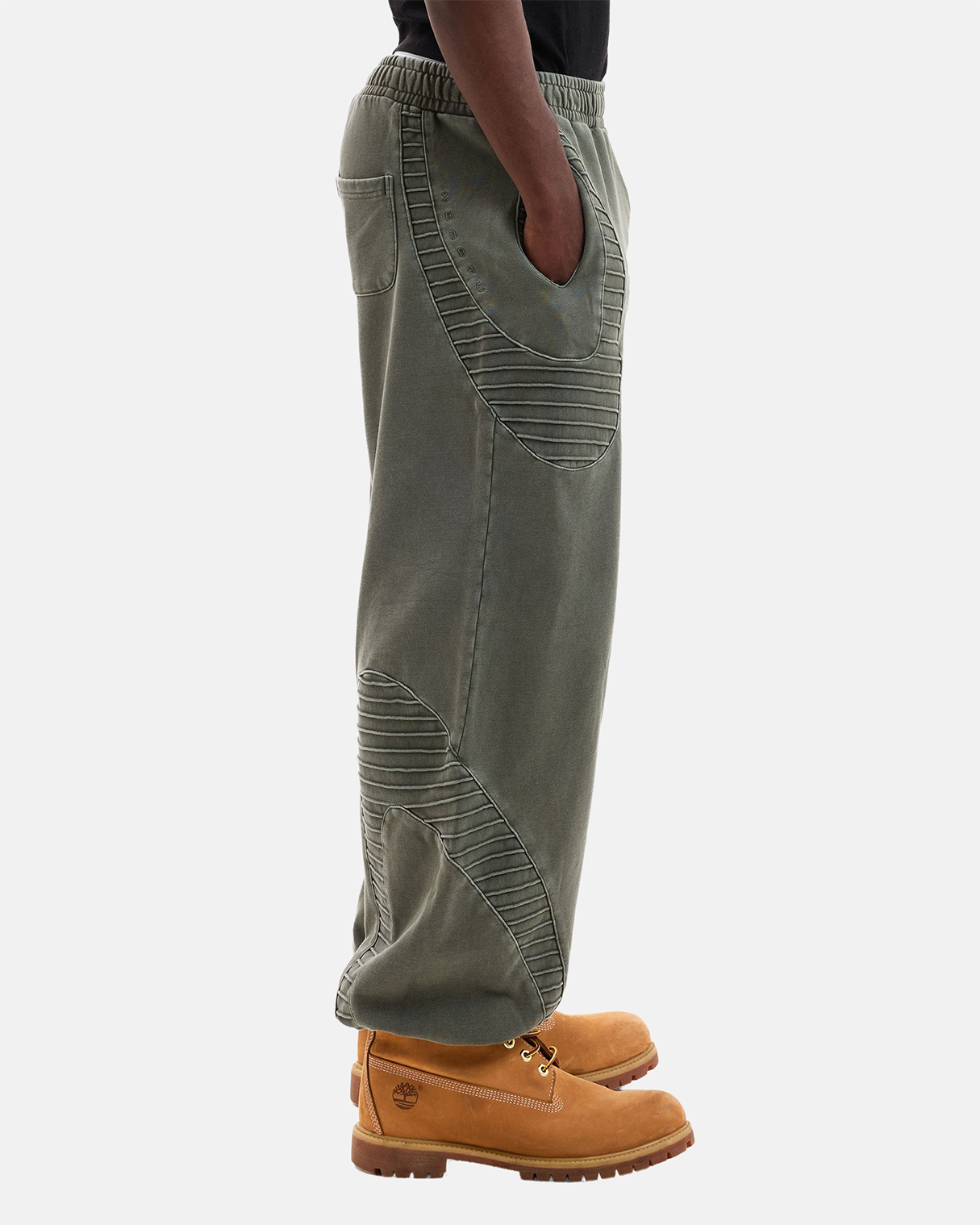 TEXTURED TRACKIES - Green