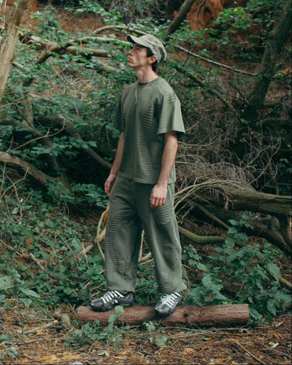 TEXTURED TEE - Green