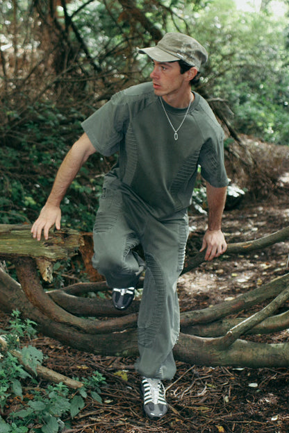 TEXTURED TRACKIES - Green