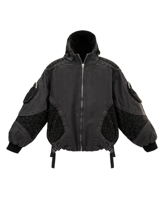 JUNGLE JACKET - BLACK (CLEARANCE)