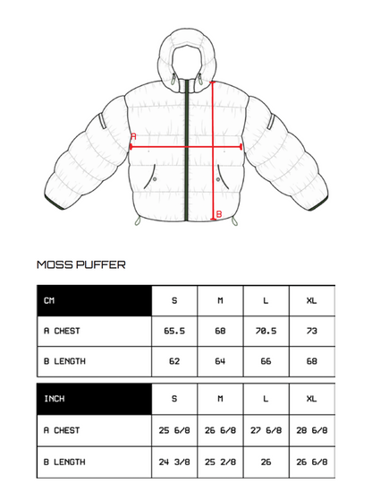 MOSS PUFFER - GREEN