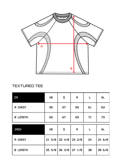 TEXTURED TEE - Brown