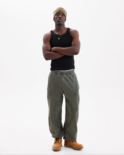 TEXTURED TRACKIES - Green