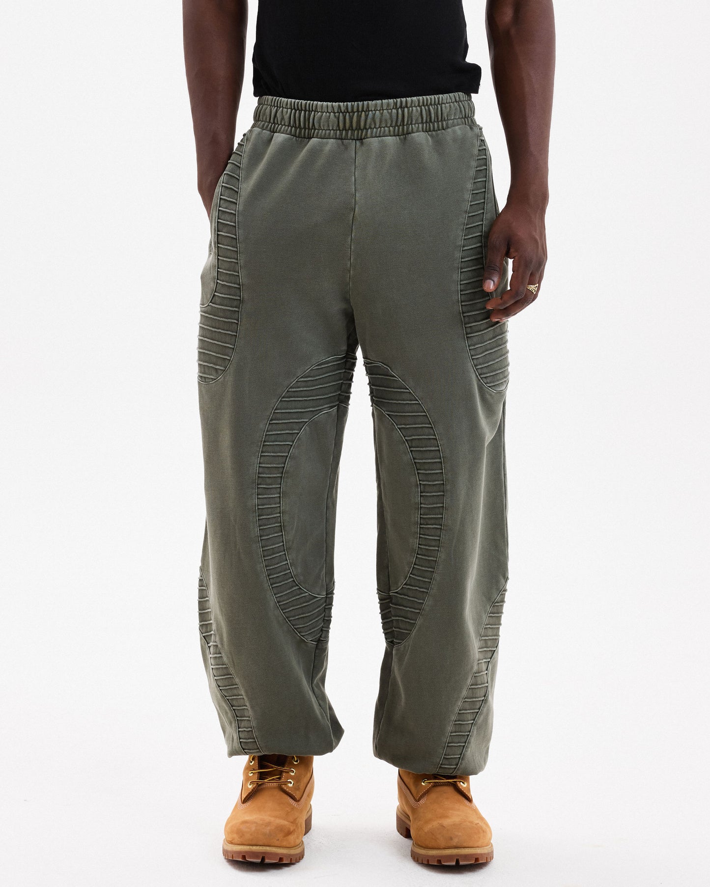 TEXTURED TRACKIES - Green