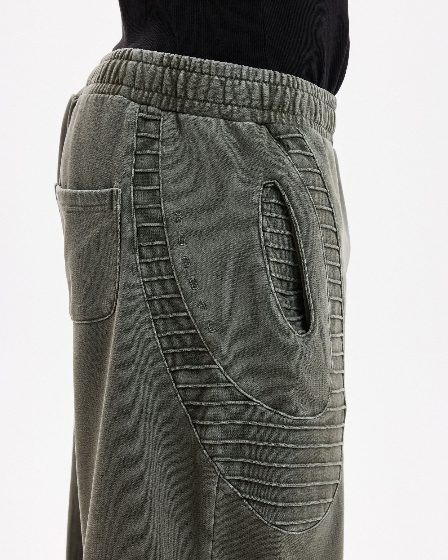 TEXTURED TRACKIES - Green