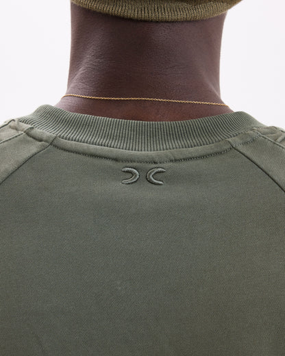 TEXTURED TEE - GREEN