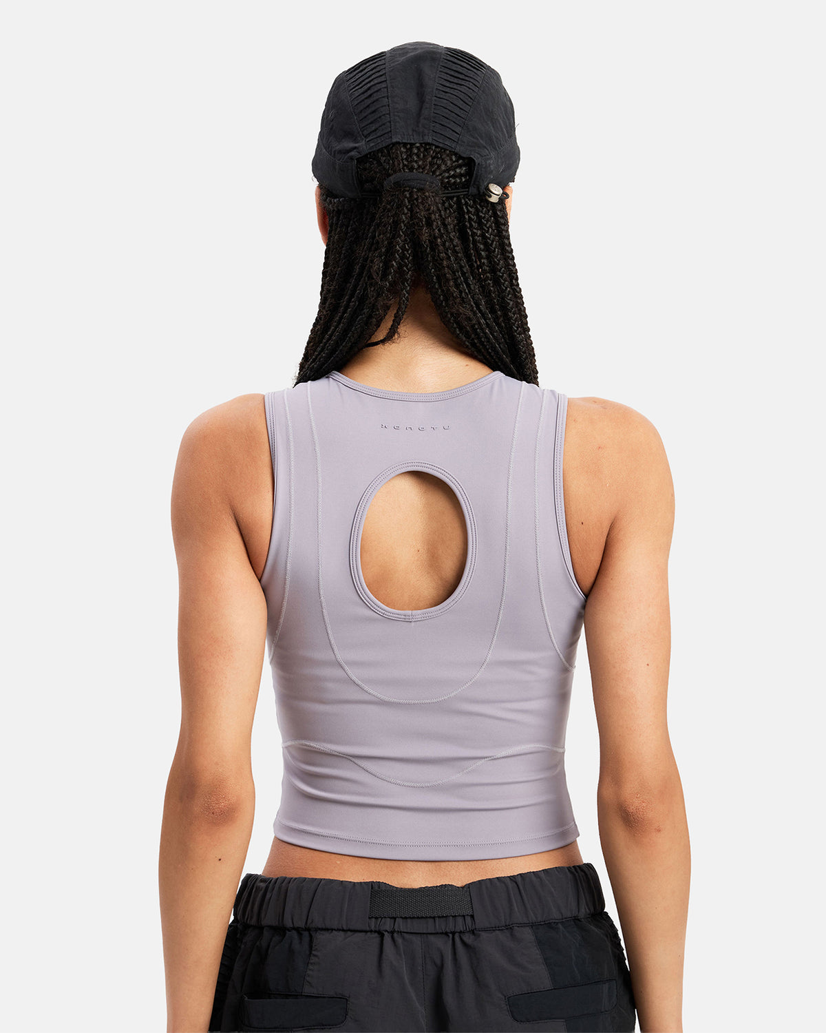 DOUBLE LAYER TANK - Heather