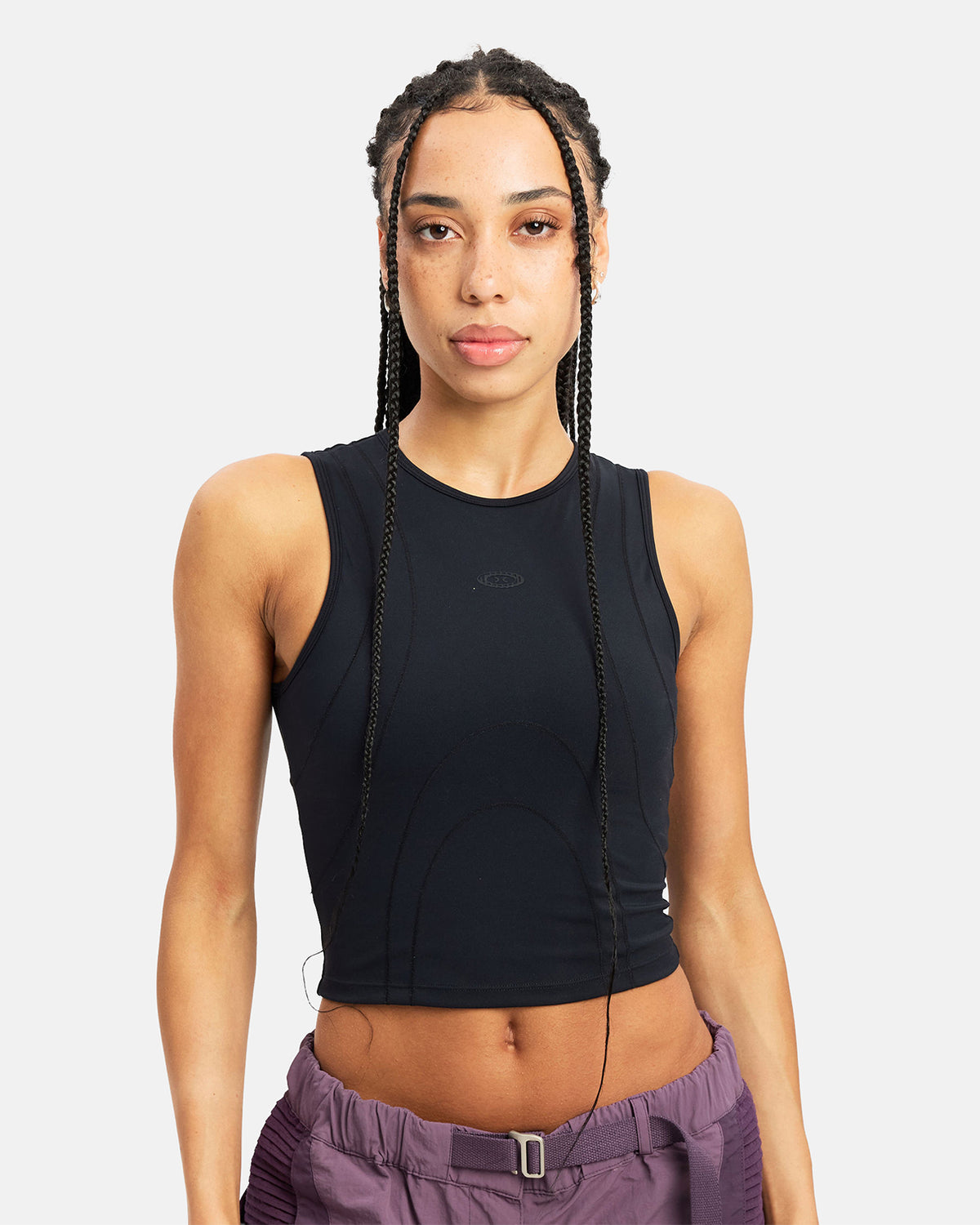 DOUBLE LAYER TANK - BLACK