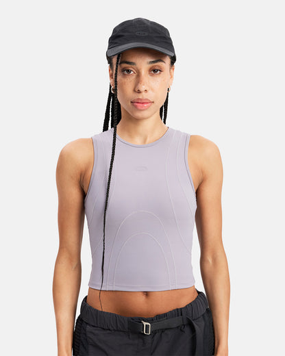 DOUBLE LAYER TANK - Heather