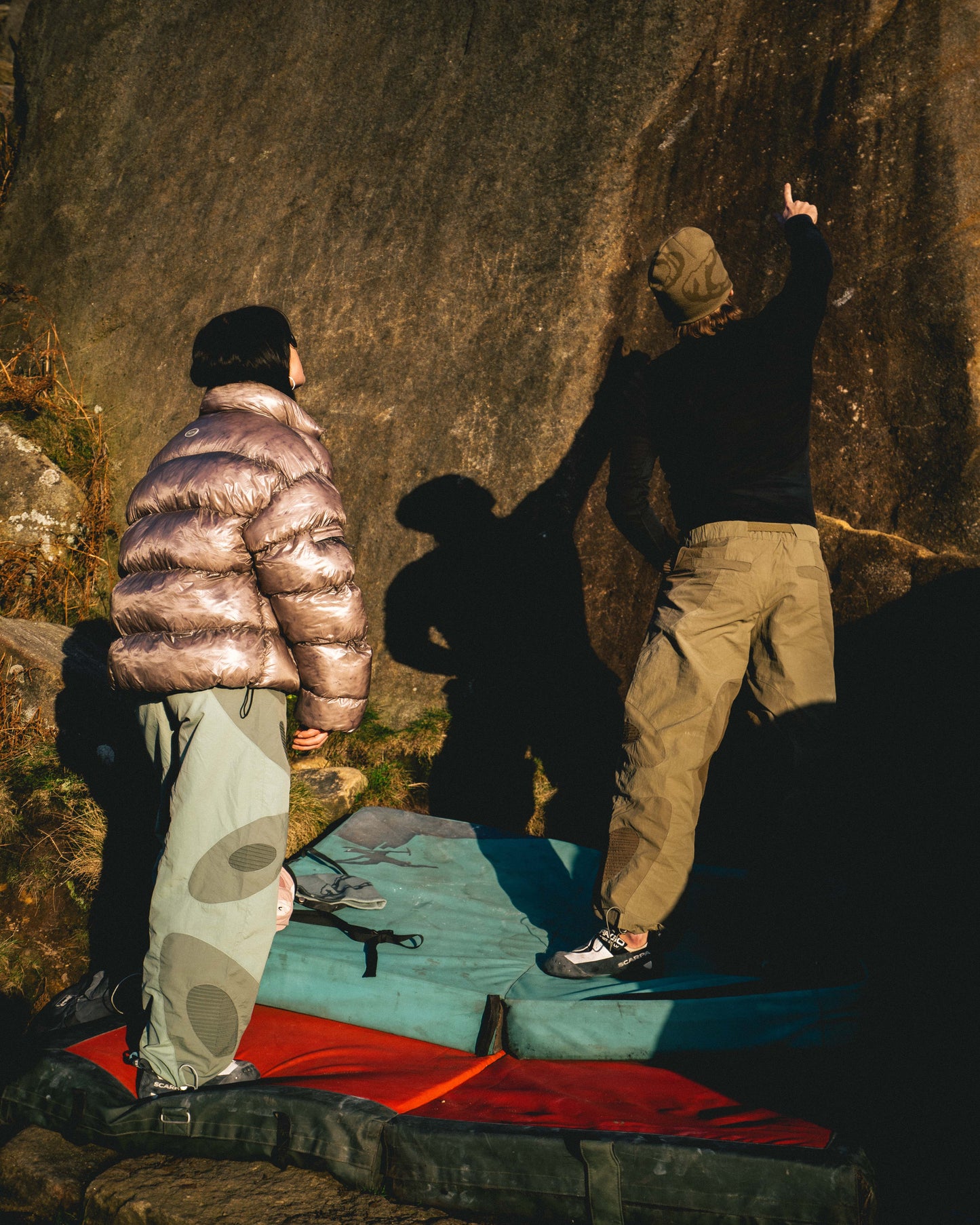 MOSS PUFFER - PURPLE